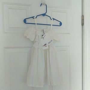 Little girls white/cream colored dress